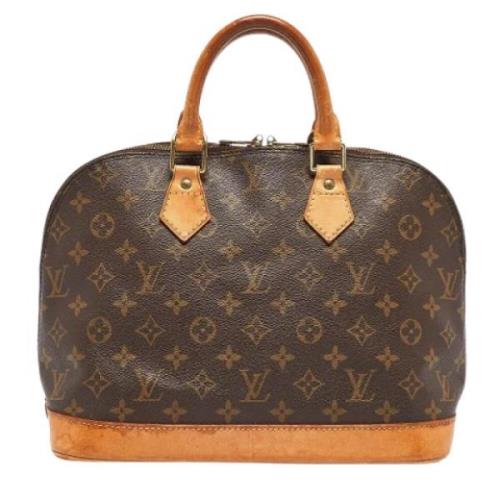 Pre-owned Canvas louis-vuitton-bags Louis Vuitton Vintage , Brown , Da...