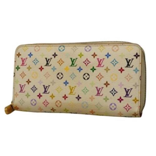 Pre-owned Fabric wallets Louis Vuitton Vintage , Beige , Dames