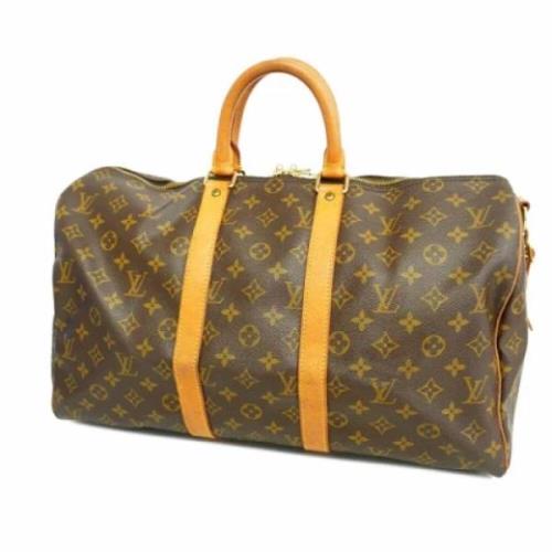 Pre-owned Fabric louis-vuitton-bags Louis Vuitton Vintage , Brown , Da...