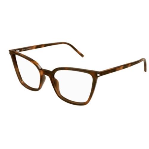 Elegante Leren Schoudertas Saint Laurent , Brown , Unisex