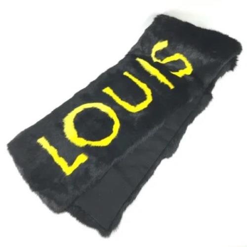 Pre-owned Fabric scarves Louis Vuitton Vintage , Black , Dames