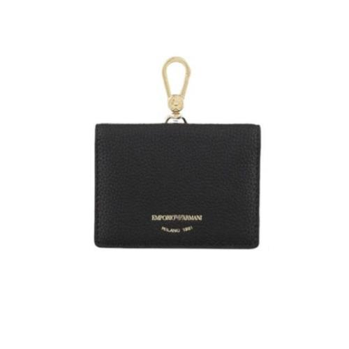 Zwarte Pasjeshouder met Afneembare Band Emporio Armani , Black , Dames