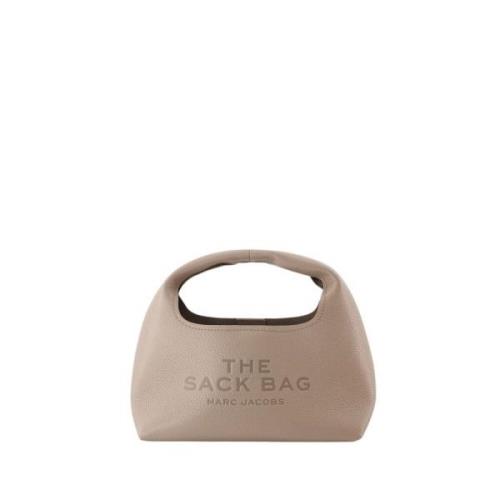 Grijze Leren Mini Sack Tas Marc Jacobs , Gray , Dames