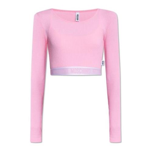 Top uit de ondergoedlijn Moschino , Pink , Dames