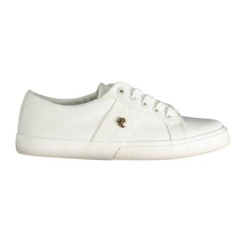 Sportieve witte sneakers met iconisch logo Ralph Lauren , White , Dame...