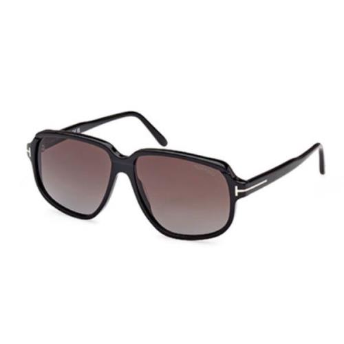 Klassieke Zwarte Zonnebril Tom Ford , Black , Unisex