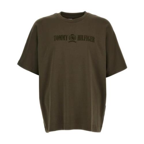 T-shirts Tommy Hilfiger , Green , Heren