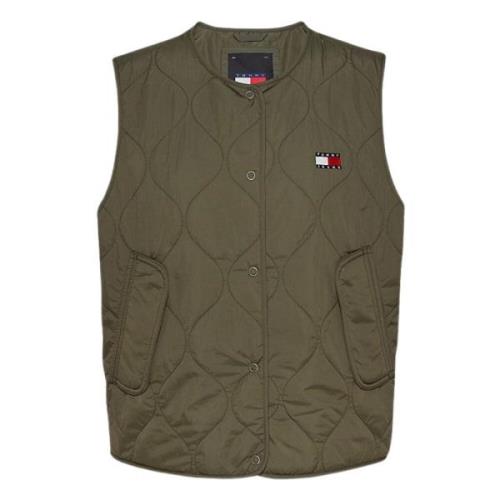 Groene Jassen voor Mannen Tommy Hilfiger , Green , Dames