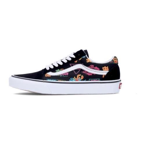 Zwart Neon Lage Sneaker Vans , Black , Heren