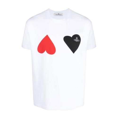 Casual Katoenen T-Shirt voor Mannen Vivienne Westwood , White , Heren