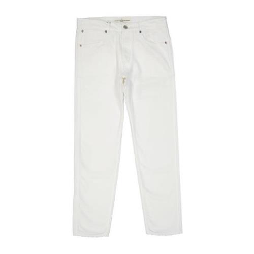 Witte Katoenen Denim Jeans Ss22 Golden Goose , White , Heren