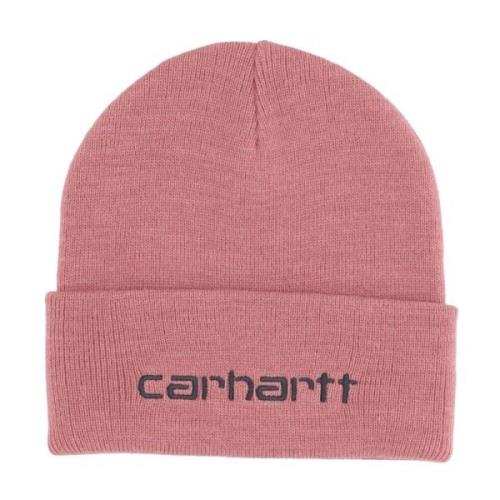 Script Beanie Hat Misty Blush Carhartt Wip , Pink , Unisex