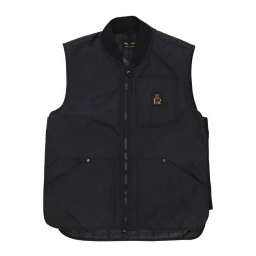 Zwarte Originele Vest met Ritssluiting RefrigiWear , Black , Heren