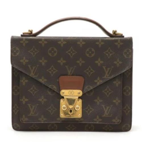 Pre-owned Fabric louis-vuitton-bags Louis Vuitton Vintage , Brown , Da...