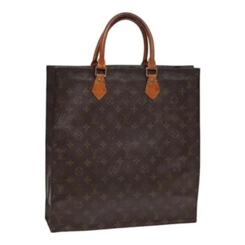 Pre-owned Canvas handbags Louis Vuitton Vintage , Brown , Dames