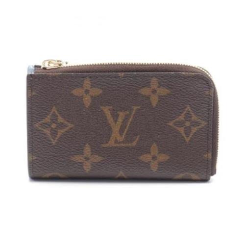 Pre-owned Coated canvas wallets Louis Vuitton Vintage , Brown , Dames