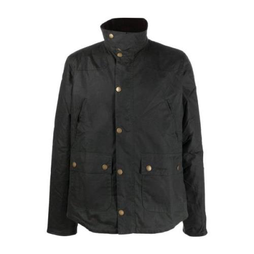 Reelin Gewaxte Jas Barbour , Blue , Heren