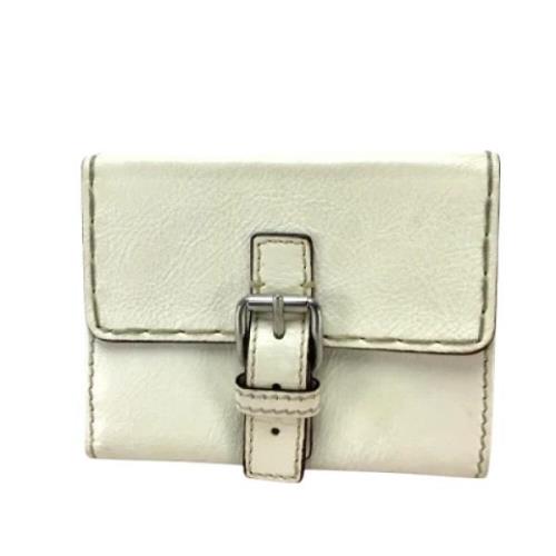 Pre-owned Leather wallets Chloé Pre-owned , Beige , Dames