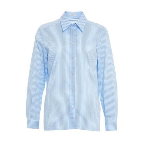 Blauwe Shirts voor Vrouwen Aw24 Himon's , Blue , Dames