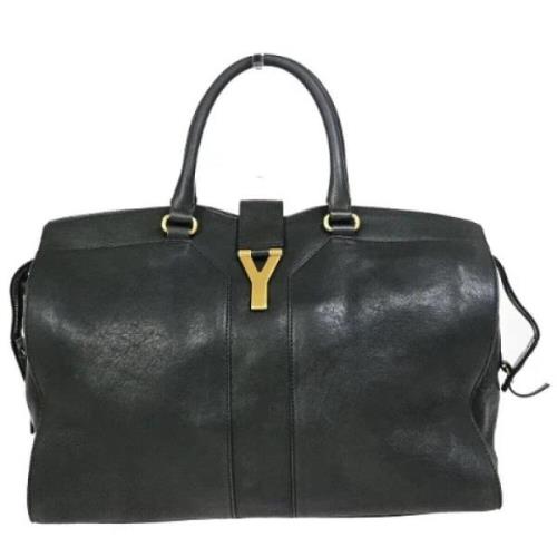 Pre-owned Leather handbags Yves Saint Laurent Vintage , Black , Dames