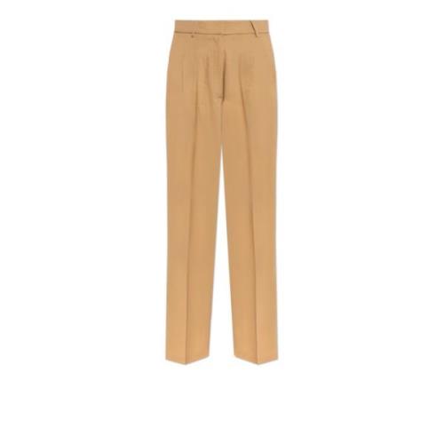 Broek met wollen afwerking Forte Forte , Beige , Dames