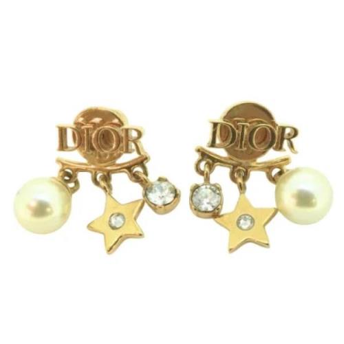 Pre-owned Metal dior-jewelry Dior Vintage , Yellow , Dames