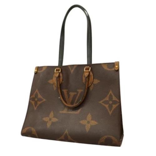 Pre-owned Fabric louis-vuitton-bags Louis Vuitton Vintage , Brown , Da...