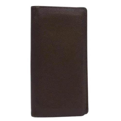 Pre-owned Leather wallets Louis Vuitton Vintage , Brown , Dames