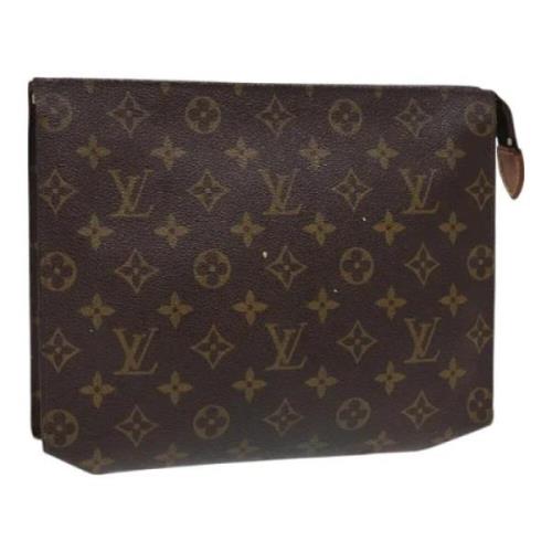 Pre-owned Canvas pouches Louis Vuitton Vintage , Brown , Dames