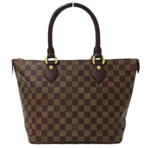 Pre-owned Canvas totes Louis Vuitton Vintage , Brown , Dames