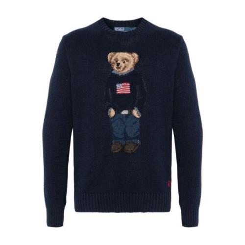 Blauwe Sweaters voor Mannen Polo Ralph Lauren , Blue , Heren