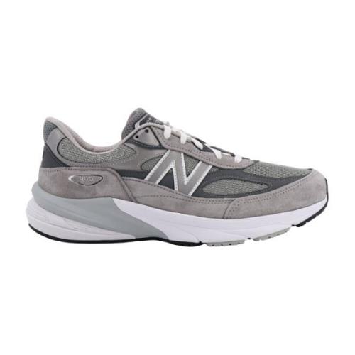 Grijze Stoffen en Suède Sneakers New Balance , Gray , Heren