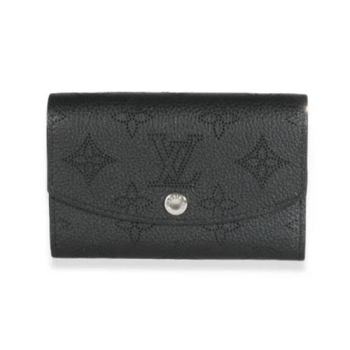 Pre-owned Leather wallets Louis Vuitton Vintage , Black , Dames