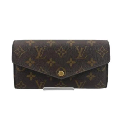 Pre-owned Canvas wallets Louis Vuitton Vintage , Brown , Dames