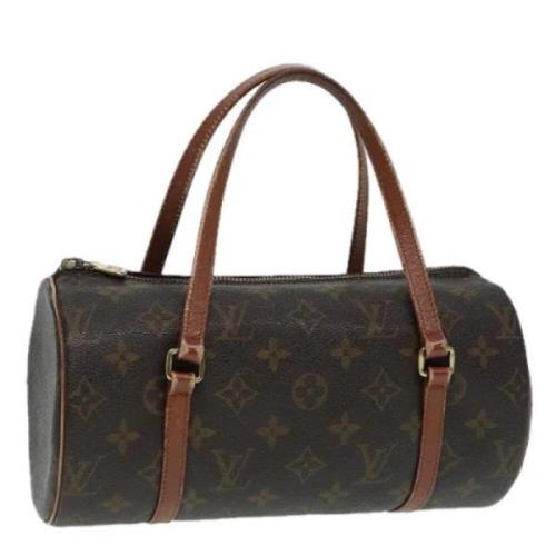 Pre-owned Canvas handbags Louis Vuitton Vintage , Brown , Dames