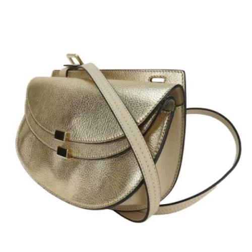 Pre-owned Leather crossbody-bags Chloé Pre-owned , Beige , Dames