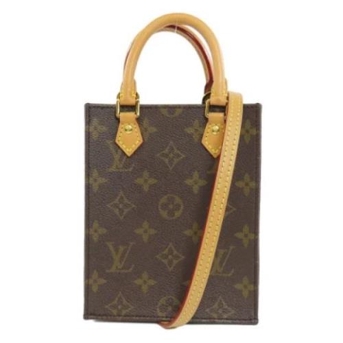 Pre-owned Fabric louis-vuitton-bags Louis Vuitton Vintage , Brown , Da...