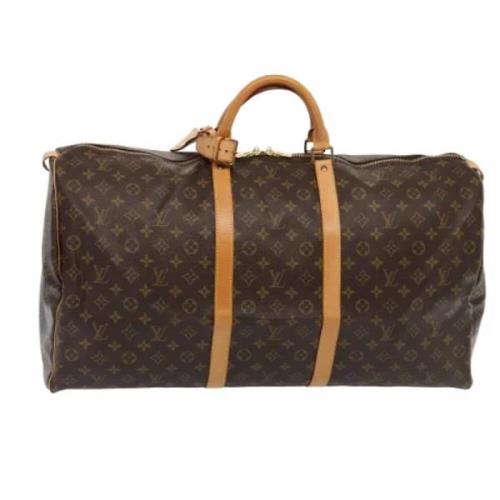 Pre-owned Canvas handbags Louis Vuitton Vintage , Brown , Dames