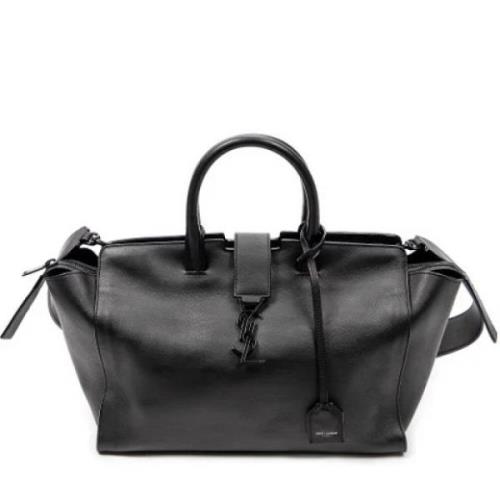 Pre-owned Leather handbags Yves Saint Laurent Vintage , Black , Dames