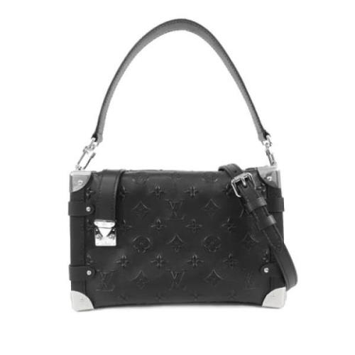 Pre-owned Leather shoulder-bags Louis Vuitton Vintage , Black , Dames