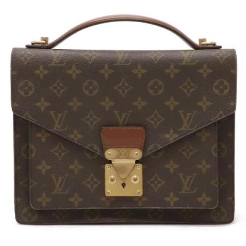 Pre-owned Fabric louis-vuitton-bags Louis Vuitton Vintage , Brown , Da...