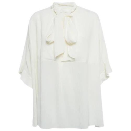 Pre-owned Silk tops Chloé Pre-owned , Beige , Dames