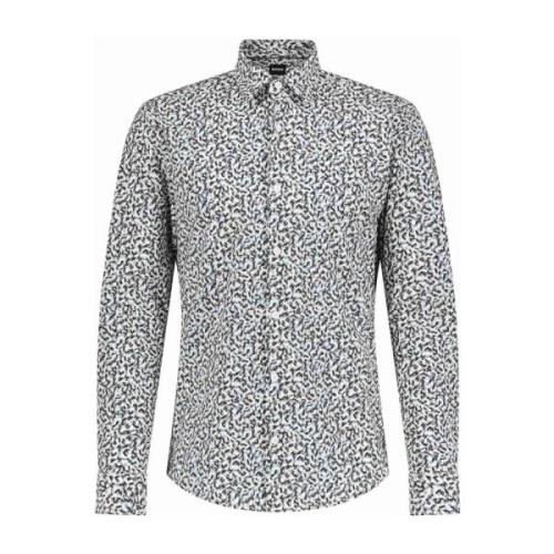 Gestreept Slim-Fit Overhemd Hugo Boss , Multicolor , Heren