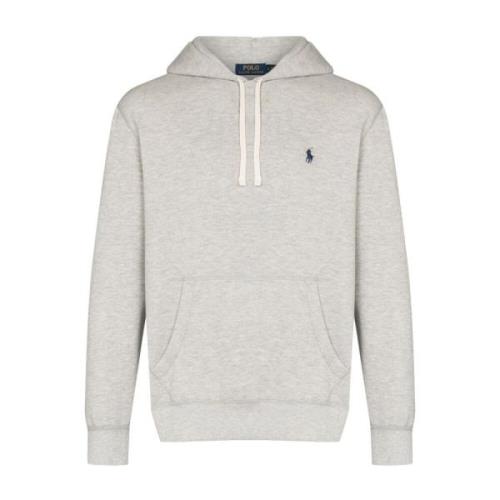 Grijze Sweater met Trekkoord Capuchon Polo Ralph Lauren , Gray , Heren