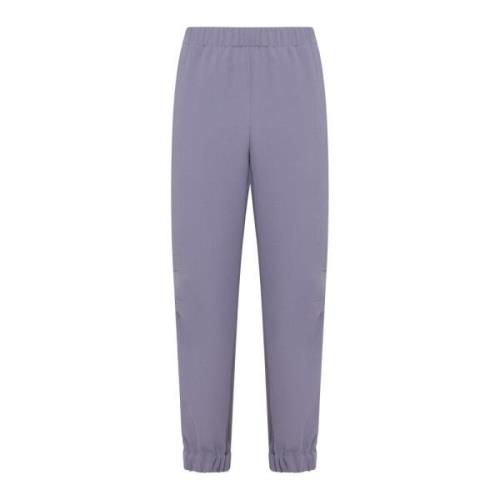 Lila elastische taille broek met zakken Dries Van Noten , Purple , Dam...