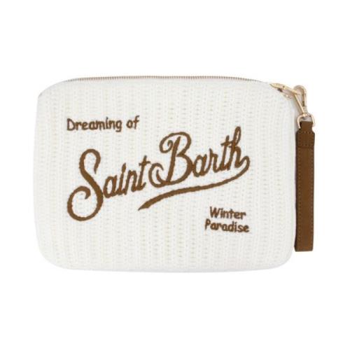 Gebreide Design Draagtas MC2 Saint Barth , White , Dames