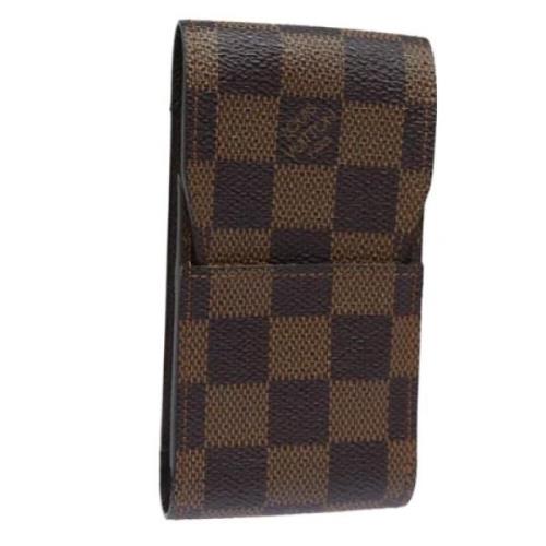 Pre-owned Canvas pouches Louis Vuitton Vintage , Brown , Dames