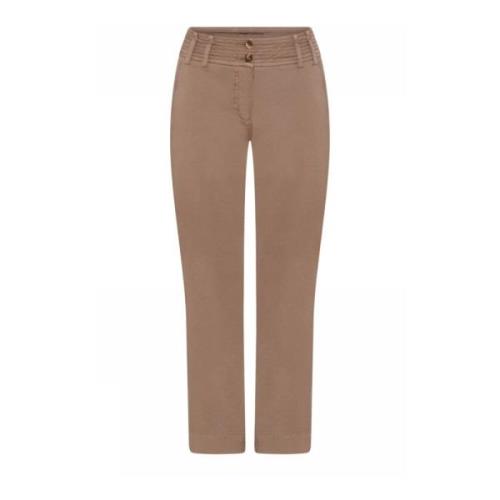 Moderne 7/8 Straight Leg Broek Gustav , Brown , Dames