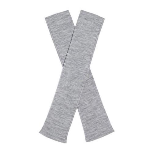 Grijze Melange Wol Armwarmers Accessoire Bitte Kai Rand , Gray , Dames