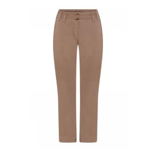 Rechte broek in poederkleur Gustav , Brown , Dames